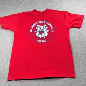 Belton T Shirt Mens XL Vintage Fresno State Bulldogs Single Stitch Graphic 80s
